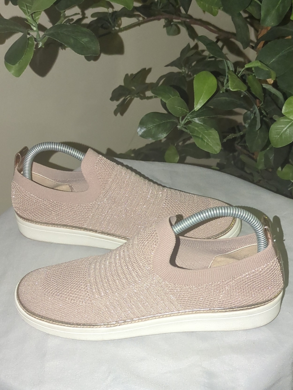LifeStride Women's Slip-On Knit Sneakers - Blush
